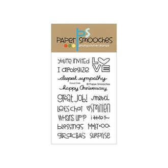 Paper Smooches: Good Gab - Clear Stamps