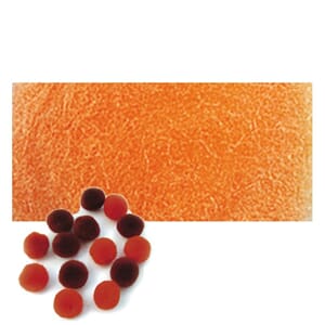 Pompons Orange - 15 mm, 60 stk