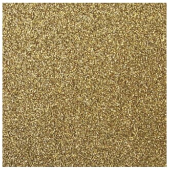 Glitterpapir - Gold, str 30,5 x 30,5 cm, 200g/m