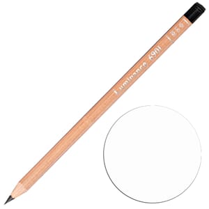 Caran d'Ache: White - Luminance Single Pencil, 1/Pkg