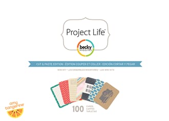 Project Life: Amy Tan Cut & Paste  Mini Kit