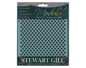 Stewart Gill: Modular System Stencil - Small Checkerboard