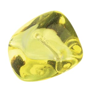 Glass nugget, Indian yellow, 14x19 mm, 1 stk