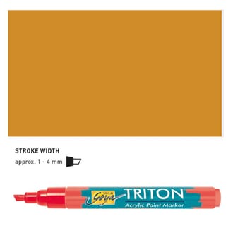 Triton Acrylic Paint Marker 1.4 - Light Billiant Ocher