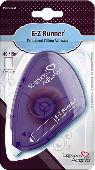 Scrapbook adhesives - E-Z Runner Permanent Vellum Adhesive