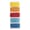 Regnbue farger - Stitch & Knot bomullstråd 5x10m