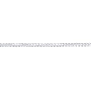 Dekorbånd - Asti hvit, bredde 4 mm, metervare