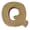 Pappmache - Mini alfabet, Q, str 4x1.5 cm