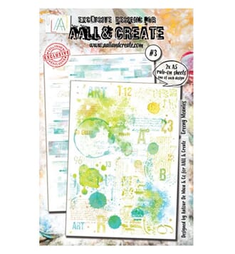 Aall and Create - Greeny Meanies Rub-Ons A5