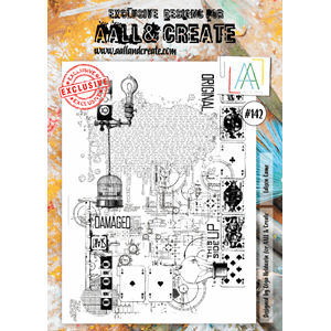 Aall and Create -Edison Game Stamp Set, str A4