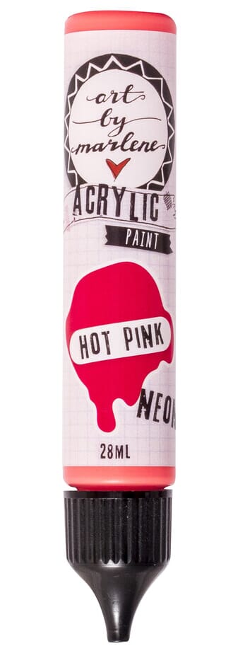 Studio Light - Hot Pink Neon ABM Essentials Acrylic Paint