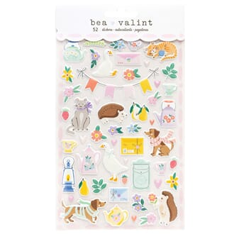 Bea Valint - Poppy and Pear Stickers Puffy