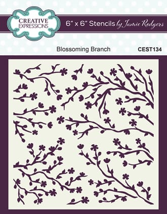 Creative Expressions - Blossoming Branch Stencil