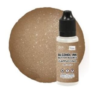 Couture Creations Alcohol Ink Glitter Accents Cappucino 12ml