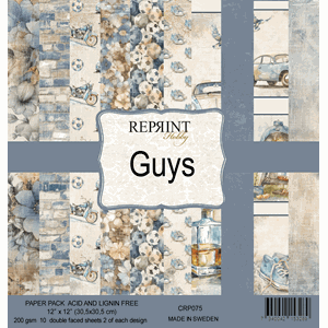 Reprint - Guys 12x12 Inch Paper Pack