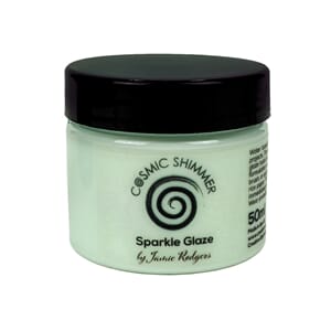Cosmic Shimmer - Mint Whisper Sparkle Glaze, 50ml