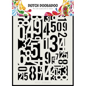 Dutch Doobadoo - Numbers A5 Dutch Mask Art