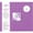 Doodlebug: Lilac - D-Ring Album, 12x12 inch