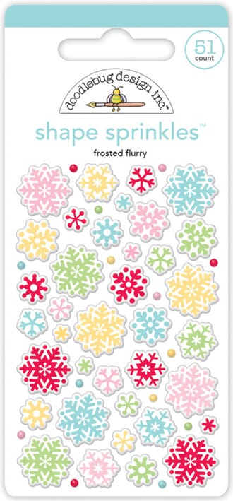 Doodlebug - Frosted Flurry Shape Sprinkles