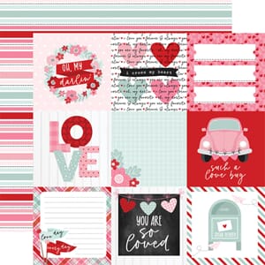 Echo Park: 4x4 Journaling Cards - Love Notes