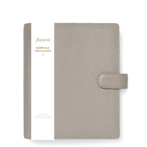 Filofax - Norfolk Taupe A5 Leather Organiser