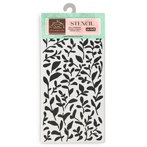 Stamperia - Leaves Pattern Secret Diary Thick Stencil