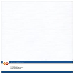 Linen Cardstock - White, str 30,5x30,5 cm, 10 stk