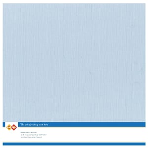 Linen Cardstock - Old Blue, str 30,5x30,5 cm, 10 stk