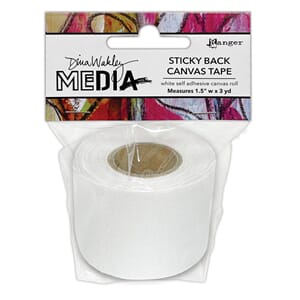 Dina Wakley - MEdia Sticky Back Canvas Tape, 2,7 m