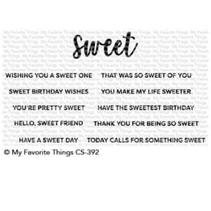 MFT: Sweet Sentiments Clear stamps, 4x4 inch