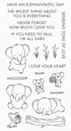 MFT - Ear for You Clear Stamps, 4x8 inch