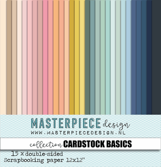 Masterpiece - Cardstock Basics #1 12x12 Inch Paper Collectio