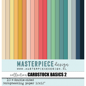 Masterpiece - Cardstock Basics #2 12x12 Inch Paper Collectio