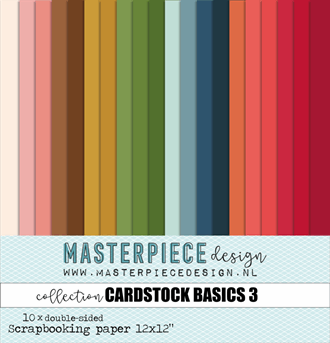 Masterpiece - Cardstock Basics #3 12x12 Inch Paper Collectio