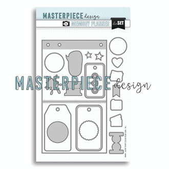 Masterpiece - Memory Planner Die-Set 6x8 Inch Snapshot Label
