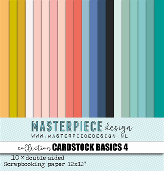 Masterpiece - Cardstock Basics #4 12x12 Inch Paper Collectio