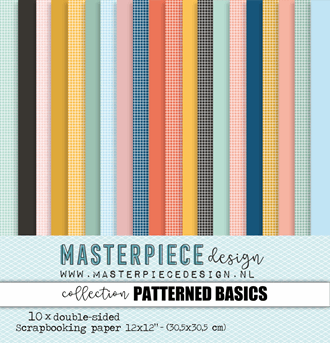 Masterpiece - Cardstock Basics Patterned 12x12 Inch Paper Co