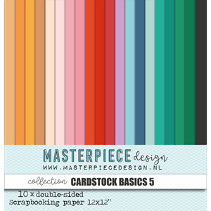 Masterpiece - Cardstock Basics #5 12x12 Inch Paper Collectio