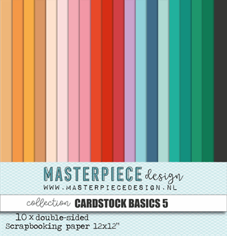 Masterpiece - Cardstock Basics #5 12x12 Inch Paper Collectio