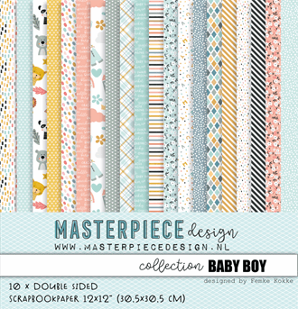 Masterpiece Design - Baby Boy 12x12 Inch Paper Collection