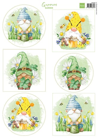 Marianne Design - Gnomes Garden A4 Sheet