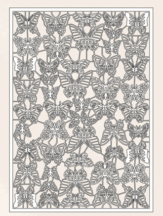 Pronty Crafts - Beautiful Butterfly A4 Paper Butterflies
