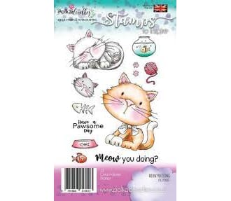 Polkadoodles - Meow You Doing Clear Stamps