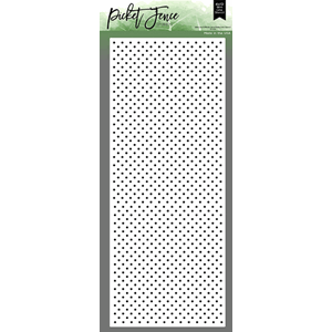 Picket Fence Slim Line A Whole Lot of Polka Dots Stencil