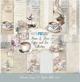 Papers for You - Home&Deco Coffee and Tea Scrap Paper Pack