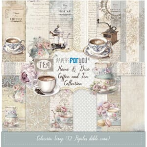 Papers for You - Home&Deco Coffee and Tea Scrap Paper Pack
