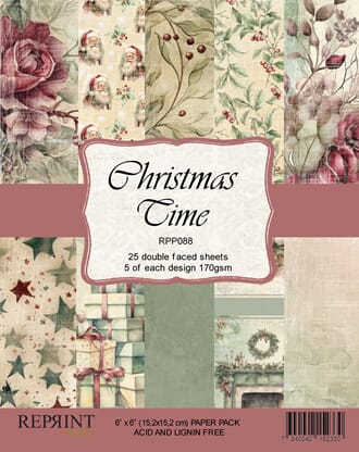 Reprint - Christmas Time 6x6 Inch Paper Pack