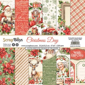 ScrapBoys - Christmas Day 6x6 Inch Paper Pad