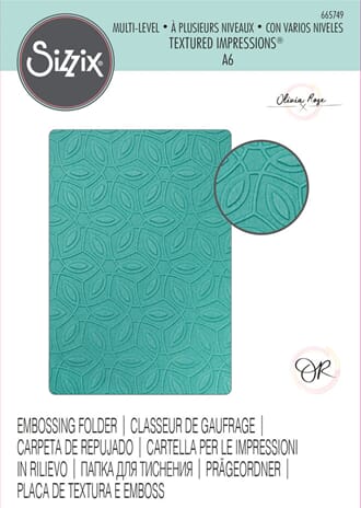 Sizzix - Ornamental Pattern Texture Fades Embossing Folder