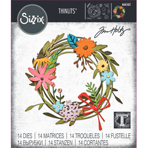 Sizzix - Funky Floral Wreath Die by Tim Holtz Vault